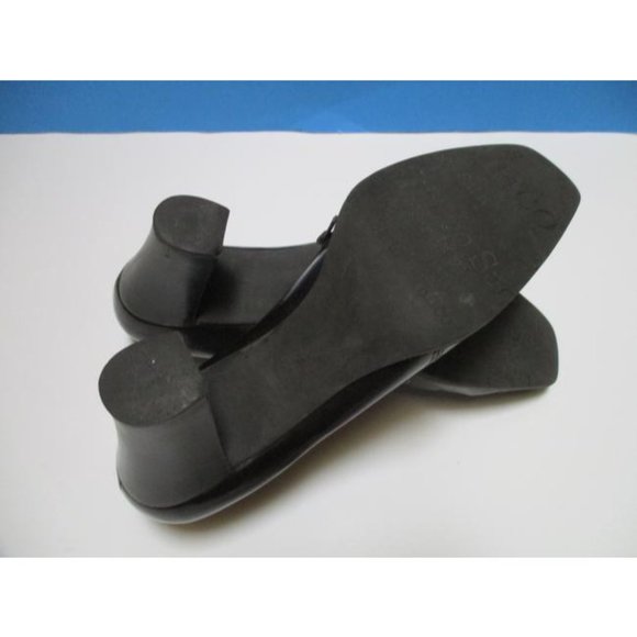 *Franco Sarto Brown Chestnut Square Toe Side Zip Pumps - Picture 8 of 9